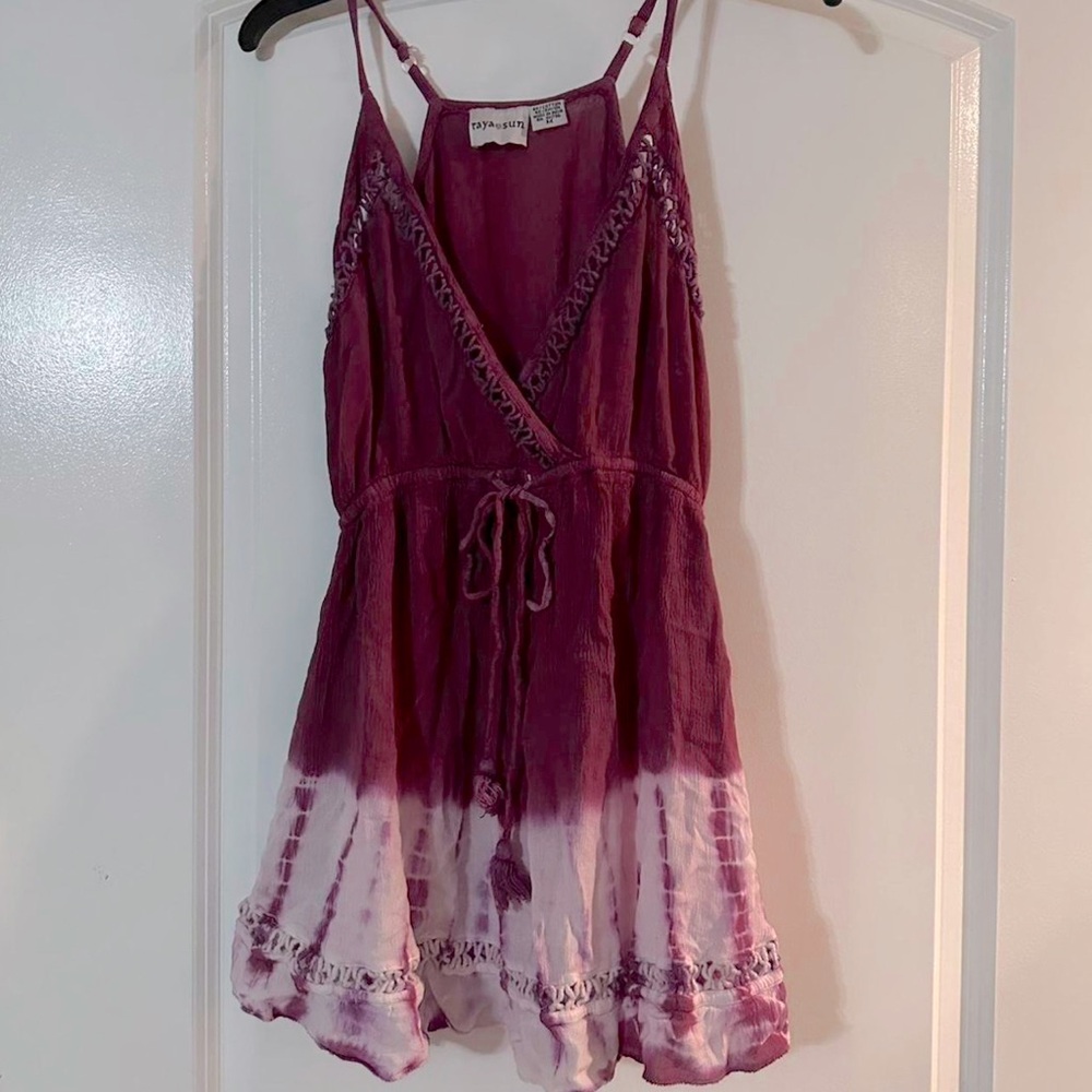 Raya Sun tie-dye dress/beach cover up🐚🌺